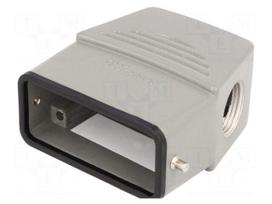 Enclosure: for HDC connectors | size 10A | for cable | for latch