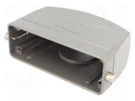 Enclosure: for HDC connectors | size 24B | for cable | for latch