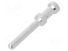 Contact | Size: 2,5mm | male | 1.5mm2 | CEM/DEM,HEE | silver plated