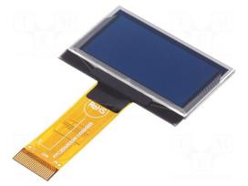 Display: OLED | graphical | 1.5" | 128x64 | Dim: 42.04x27.22x1.45mm