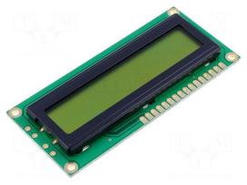 Display: LCD | alphanumeric | STN Positive | 16x1 | 80x36x5mm | PIN: 16
