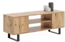 Luco TV staliukas Focus 135cm Auksinis ąžuolas/metal