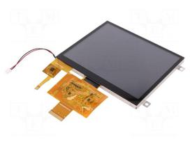Display: TFT | 5.7" | 320x240 | Illumin: LED | Colour: RGB | 320÷400cd/m2