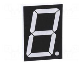 Display: LED | 7-segment | 38.1mm | 1.5" | No.char: 1 | yellow-green