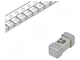 Fuse: fuse | time-lag | 4A | 125V | SMD | ceramic | Case: 2410 | 454,Nano 2