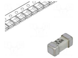 Fuse: fuse | time-lag | 3.5A | 125V | SMD | ceramic | Case: 2410