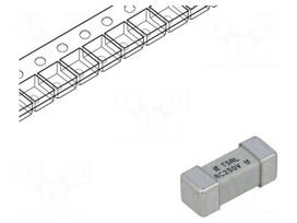 Fuse: fuse | time-lag | 5A | SMD | ceramic | 12,1x4,5mm | 465,Nano 2