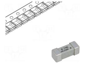 Fuse: fuse | time-lag | 4A | SMD | ceramic | 12,1x4,5mm | 465,Nano 2