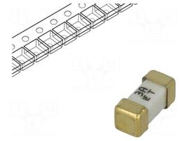 Fuse: fuse | time-lag | 3A | 125V | SMD | 6,1x2,69x2,69mm | 449
