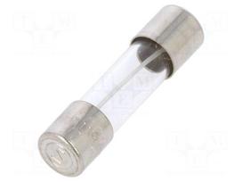 Fuse: fuse | time-lag | 63mA | 250VAC | cylindrical,glass | 5x20mm