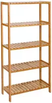 Songmics Lentyna 60x26x130 cm Natūralaus bambuko