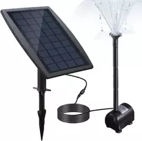 Decdeal saulės fontano pompa su 200 l/val srautu ir 9 V įtampa, BSV-SP025 modelis