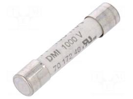 Fuse: fuse | ultra rapid | 400mA | 1kVAC | ceramic,cylindrical | brass