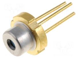 Diode: laser | 645-660nm | 7mW | 9/28 | TO18 | Mounting: THT | 2.2÷2.5VDC