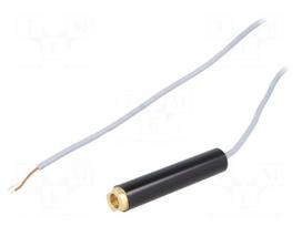 Module: laser | 7mW | red | ellipse | 635nm | 4.5÷6VDC | 30÷150mA