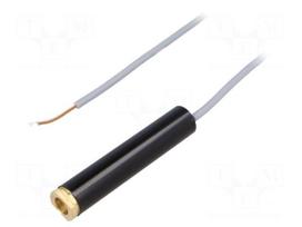 Module: laser | 25mW | red | ellipse | 650nm | 4.5÷6VDC | 30÷150mA