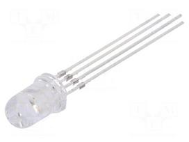 LED | 5mm | tricolour | red/green/yellow | 3000÷4200mcd | 5800÷7000mcd