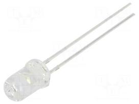 LED | 5mm | white cold | 5800÷7000(typ)-8400mcd | 30° | 20mA | 2.8÷4V
