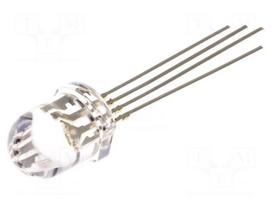 LED | 8mm | tricolour | RGB | 7000÷8500mcd | 10000÷12000mcd | 30° | PIN: 4