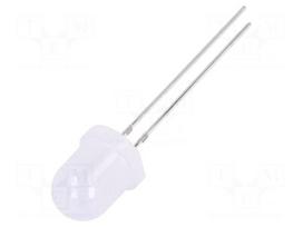 LED | 8mm | white cold | 5800÷7000mcd | 30° | Front: convex