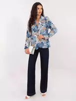 Italy Moda Švarkas moterims -IT-MA-FL9928.15-ciemny mėlyna