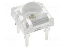 LED Super Flux | 7.62x7.62mm | blue | 5800÷7000mcd | 30° | 2.9÷3.6V