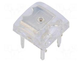 LED Super Flux | 7.62x7.62mm | orange | 750÷1200mcd | 140° | 1.8÷2.6V