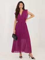 Suknelė Rue Paris Sukienka-IT-SK-13166.60-ciemny violetinė