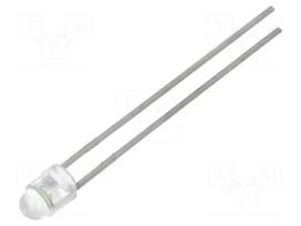 LED | 3.8mm | white cold | 2700÷7600mcd | 40° | Front: convex | 2.8÷3.4V