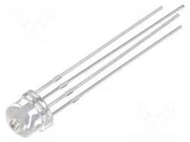 LED | 4.8mm | RGB | tricolour | 330÷750mcd | 1120÷2180mcd | 500÷1120mcd