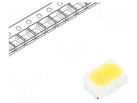 LED | SMD | 3020,PLCC2 | white warm | 9÷13lm | 2700-3225K | 80 | 120° | 30mA