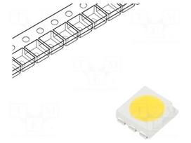 LED | SMD | 5050,PLCC6 | white neutral | 5300÷10000mcd | 3700-4500K | 80