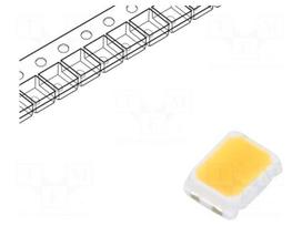 LED | SMD | PLCC2,2216 | white warm | 4÷7lm | 2826-3070K | 95 | 120° | 20mA