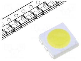 LED | SMD | 5050,PLCC6 | white | 5800÷8400mcd | 120° | 60mA | 2.8÷3.6V