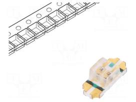 LED | SMD | 1205 | red/yellow-green | 3.2x1.25x1.1mm | 130° | 60/60mW
