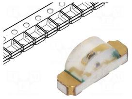 LED | SMD | 1204 | red | 7.2÷17mcd | 3.2x1.5x1mm | 130° | 1.8÷2.6V | 20mA