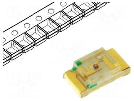 LED | SMD | 1206 | red | 4÷12mcd | 3.2x1.6x1.1mm | 120° | 2÷2.5V | 20mA
