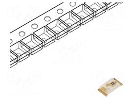 LED | SMD | 0603 | yellow | 55÷120mcd | 1.6x0.8x0.25mm | 120° | 2.05÷2.5V