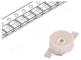 LED | SMD | green | 12÷24mlm | 3.55÷9mcd | Ø2.1mm | 120° | 1.7÷2.2V | 2mA