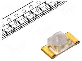 LED | SMD | 1206 | orange | 300÷400mcd | 3.2x1.6x1.8mm | 35° | 1.8÷2.4V