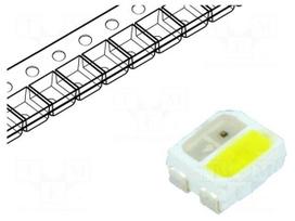 LED | SMD | 3528,PLCC4 | red/cold white | 3.5x2.7x1.5mm | 120° | 20mA