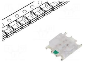 LED | SMD | 1210 | RGB | 3.2x2.7x0.8mm | 120° | 1.8÷2.6/2.8÷3.6/2.8÷3.6V