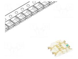 LED | SMD | 1206 | RGB | 3.2x2.7x0.7mm | 140° | 1.8÷2.4/2.8÷3.4/2.8÷3.4V
