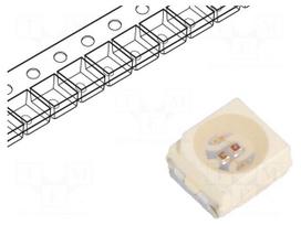 LED | SMD | 3528,PLCC3 | red,green | 3.5x2.8x1.75mm | 120° | 2÷3/2.2÷3V