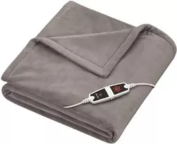 Beurer HD150NY heated throw pilkas-ruda 200x150 cm