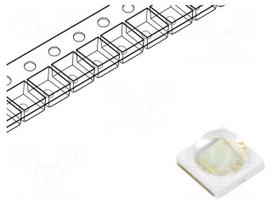 Power LED | green | 130° | 350mA | λd: 515-535nm | Pmax: 3W | 100÷120lm