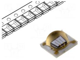 LED | UV-A | 3535 | 130° | 500mA | λd: 365nm | 3.5x3.5x2.15mm | 3.8V | SMD