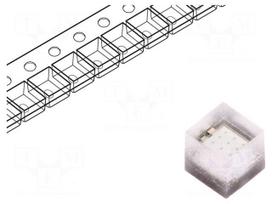 Power LED | UV | 150° | 700mA | λd: 390-410nm | Pmax: 3W | 1.6x1.6x1.5mm