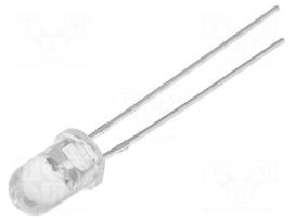 LED | 5mm | RGB | 30° | 3.8÷5V | 20mA | Variant: blinking,tricolour