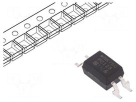 Optocoupler | SMD | Channels: 1 | Out: transistor | Uinsul: 5kV | Uce: 80V